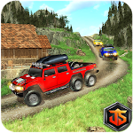 Cover Image of Download 6x6 Offroad Pickup Truck Driving: Dirt Track Drive 1.0 APK