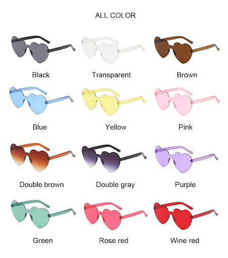 Title 2, Frame heart glasses for a romantic and fun look...