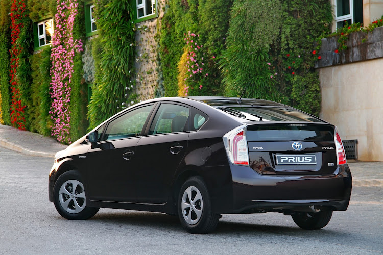 The fuel-efficient Toyota Prius (4.9l/100km) is a spacious five-door hatchback offering plenty of tech and standard features.