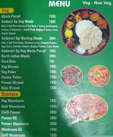 Godavari Ruchulu menu 