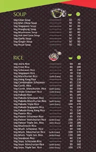 Vegetarian China Family Restro menu 3