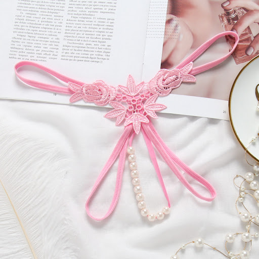 Title 6, Pearl Embroidery Massage Free Thong Women – Exp...