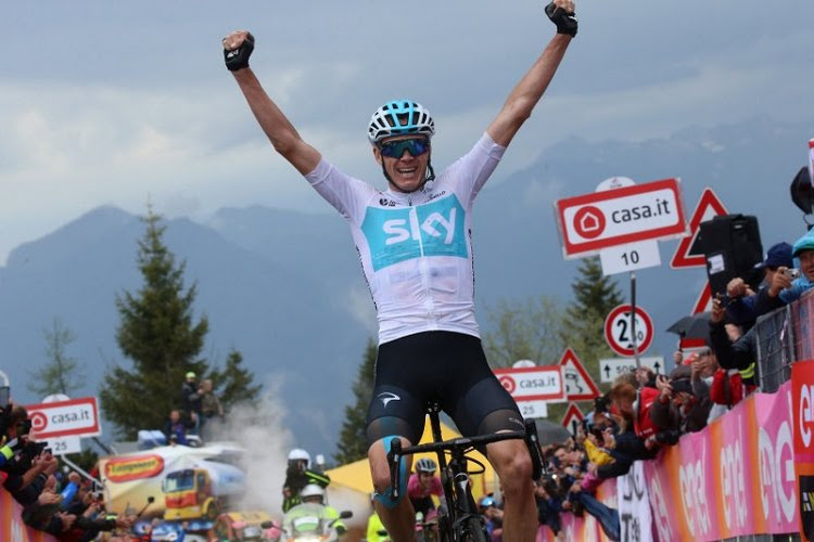 Giro: Froome garde son maillot rose à la veille de l'arrivée, Nieve remporte l'étape