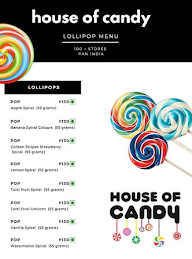 House Of Candy menu 4