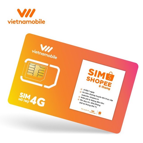 Sim Số Vietnamobile Data 6Gb 1 Ngày (Miễn Phí 1 Tháng)