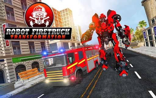 Firefighter Real Robot Rescue Firetruck Simulator