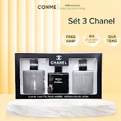 Nước Hoa Nam - Combo 3 Chai Nươc Hoa Chanel Chính Hãng Thơm Lâu