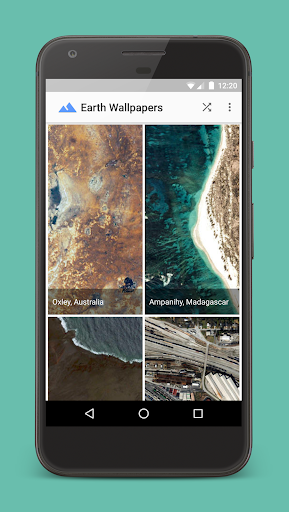 Earth Wallpapers -  Satellite imagery from Google
