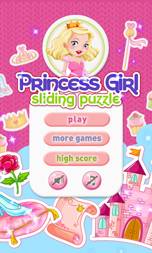 Princess Girl Sliding Puzzle