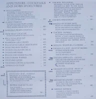 Mocambo menu 1