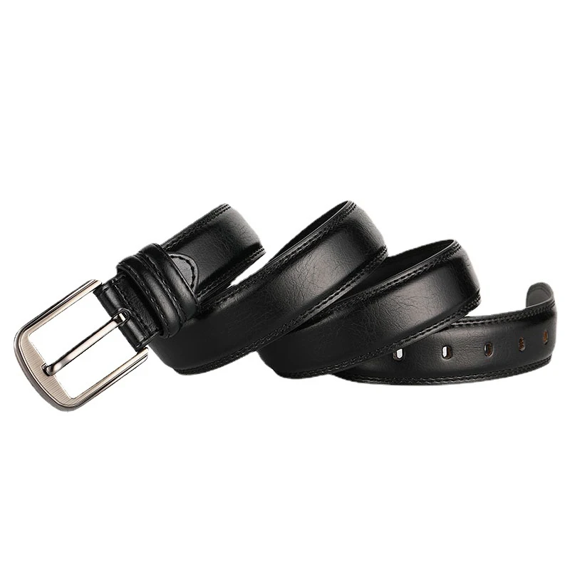Title 5, Ceinture décontractée en cuir à boucle aiguille...