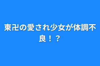 東卍の愛され少女が体調不良！？