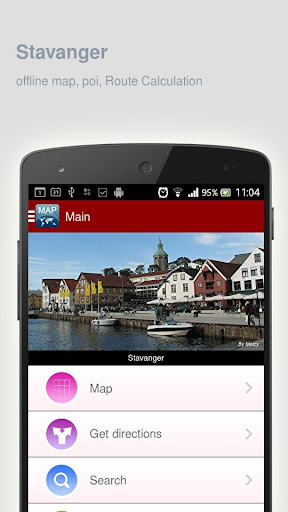 Stavanger Map offline