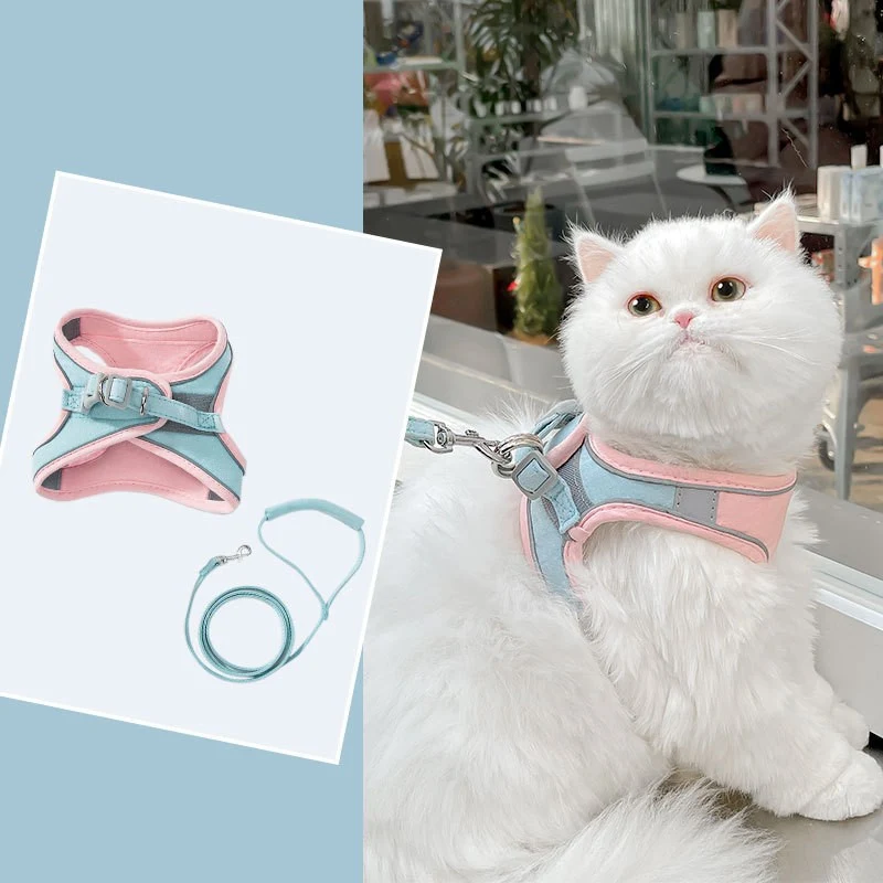 Title 5, Harnais anti-évasion pour chat extérieur avec l...