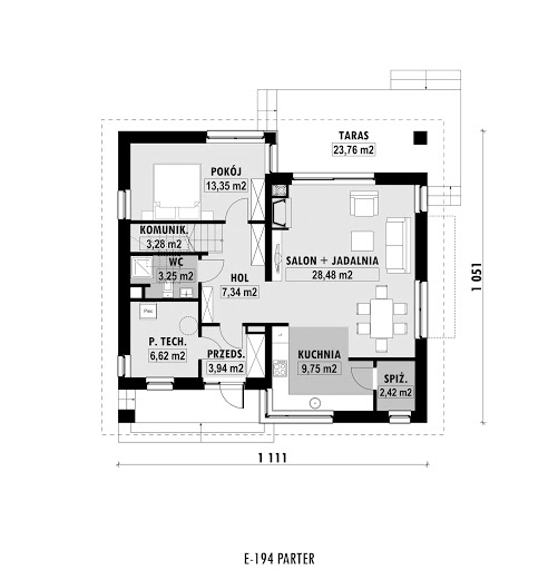 E-194 - Rzut parteru