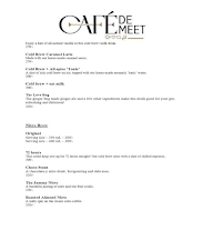 Cafe De Meet menu 7