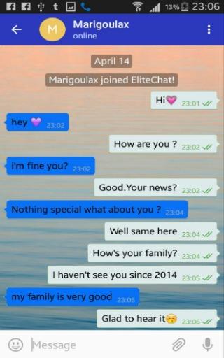 Elite Messenger Screen 3
