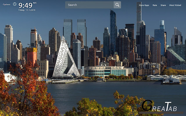 New York Wallpapers Theme|GreaTab