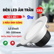 Đèn Led Âm Trần Đèn Led Ốp Trần 3 Màu Khác Nhau Siêu Mỏng Dễ Lắp Đặt Gia.dung.hoang.anh