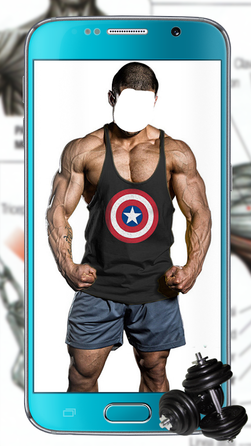 Android application Body Builder Photo Montage Pro screenshort