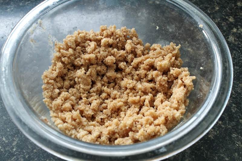 Prepared Streusel In A Bowl.