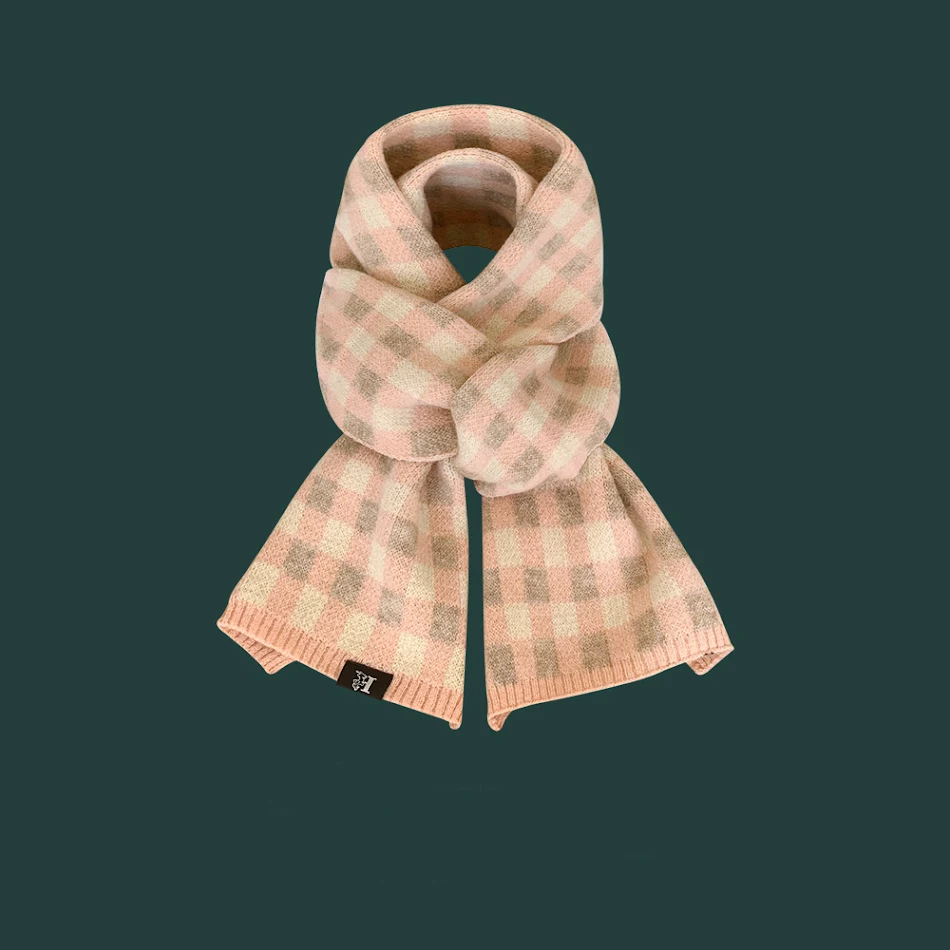Nouveau Style tricot écharpe chaude femme wapiti noël