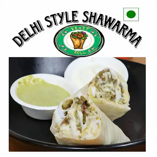 Paneer Cheese Burst Shawarma (2 Pcs)