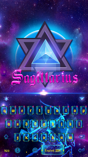 Sagittarius Keyboard Theme