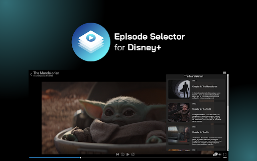 Disney+ Episode Selector: episode list.