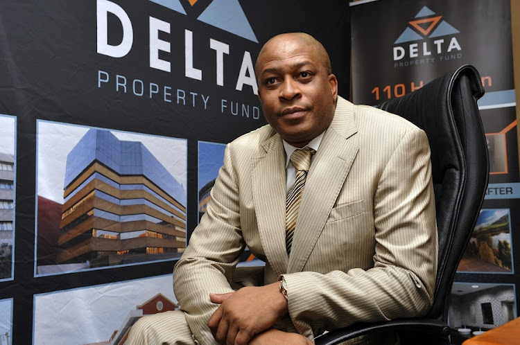 Former Delta Property Fund CEO Sandile Nomvete. Picture: ROBERT TSHABALALA