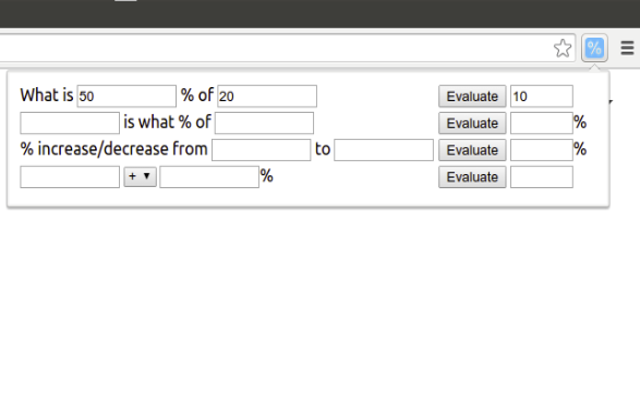 Percentage Calculator Preview image 1