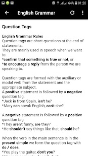 English Grammar Screenshot