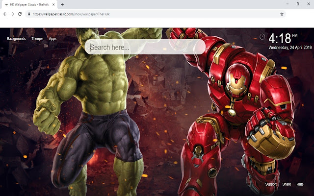 ハルクの壁紙のhd新しいタブのテーマ