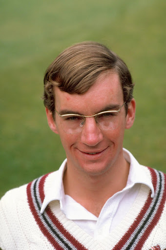 Peter Roebuck during his Somerset days in 1981