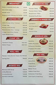 Rajindera's The Dhaba menu 2