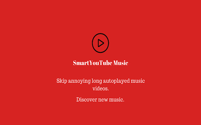 SmartYouTube Music chrome extension