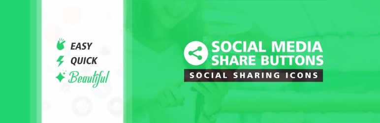 Botões e pop-ups de compartilhamento de mídia social