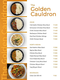 The Golden Cauldron menu 1