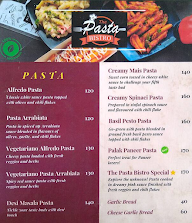 The Pasta Bistro menu 1