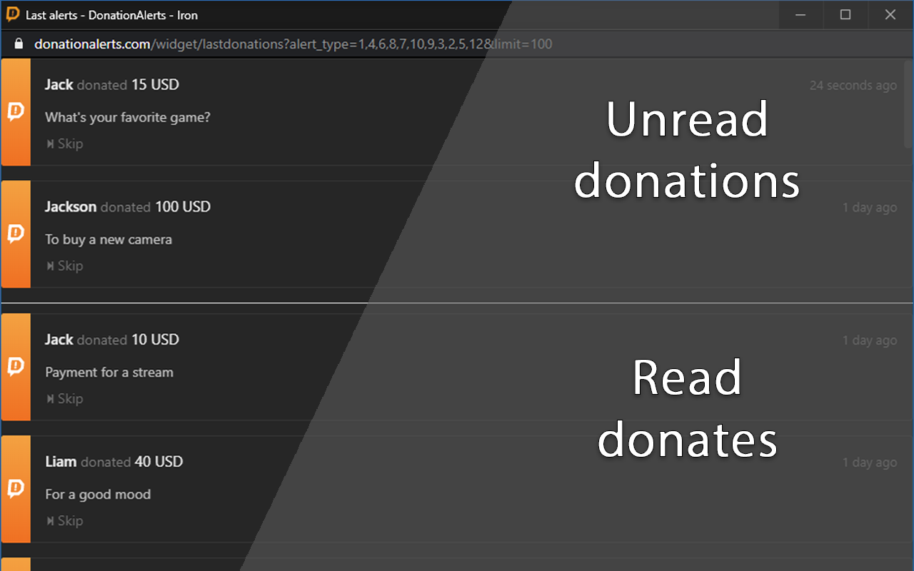 Hide read donates for DonationAlerts Preview image 4