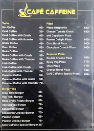 Cafe Caffeine menu 4