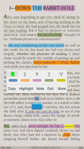 Screenshot Moon+ Reader