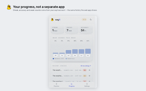 sayit - pronunciation analysis & coach screenshot 3