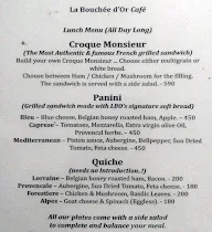 La Bouchee d'Or menu 3