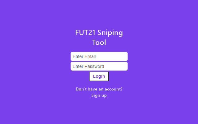 FUT21 Sniping Tool chrome extension