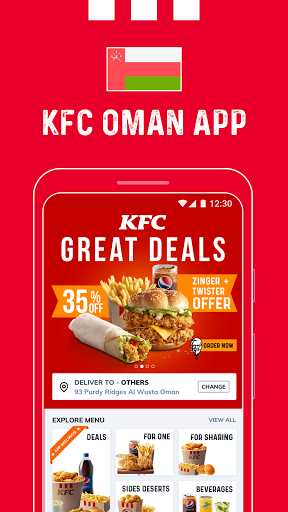 Screenshot KFC Oman