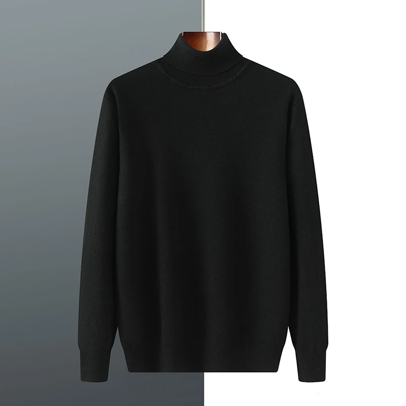 Heren gebreide trui met lange mouwen. Warme en comfortabele trui voor heren. Perfect voor de herfst en winter. Stijlvol en veelzijdig.