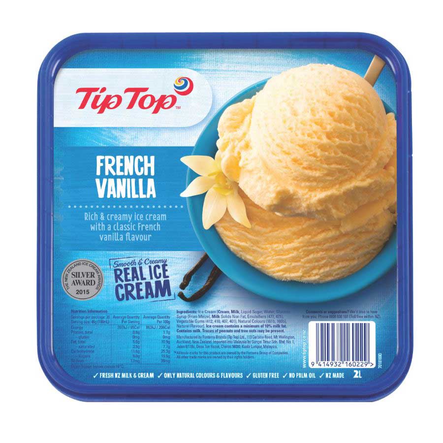 Image result for vanilla ice cream tub nz