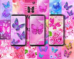 Diamond butterfly wallpapers Screenshot