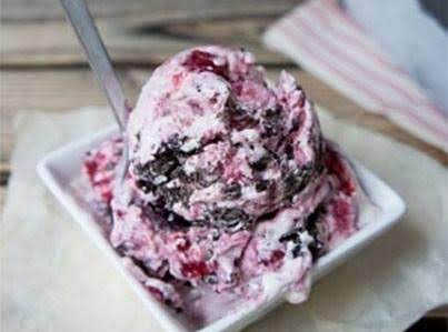 Blackberry Cobbler Ice Cream Recipe | Just A Pinch Recipes